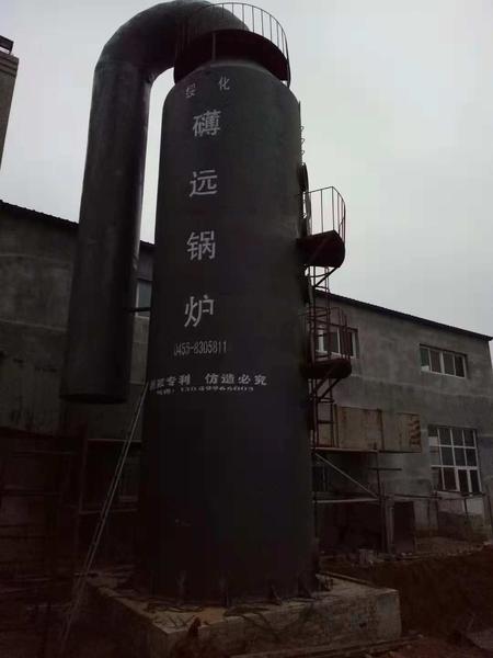 旋风雨幕脱硫除尘塔
