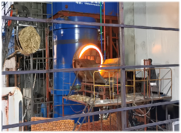10吨秸秆气火转化炉