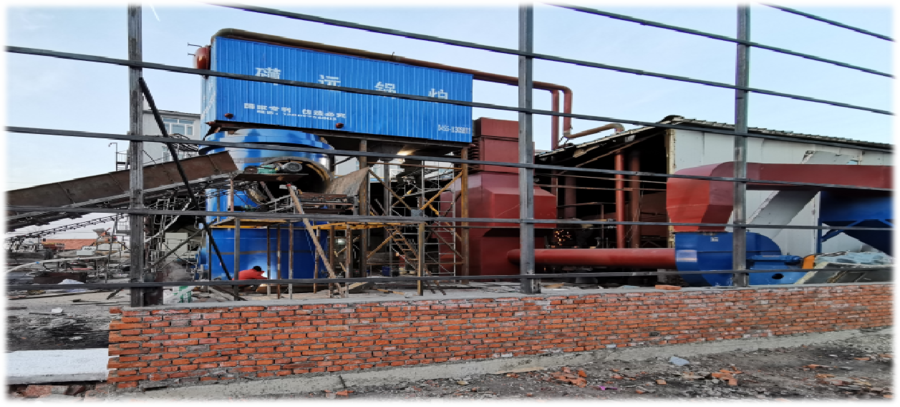 整包秸秆气火转化炉